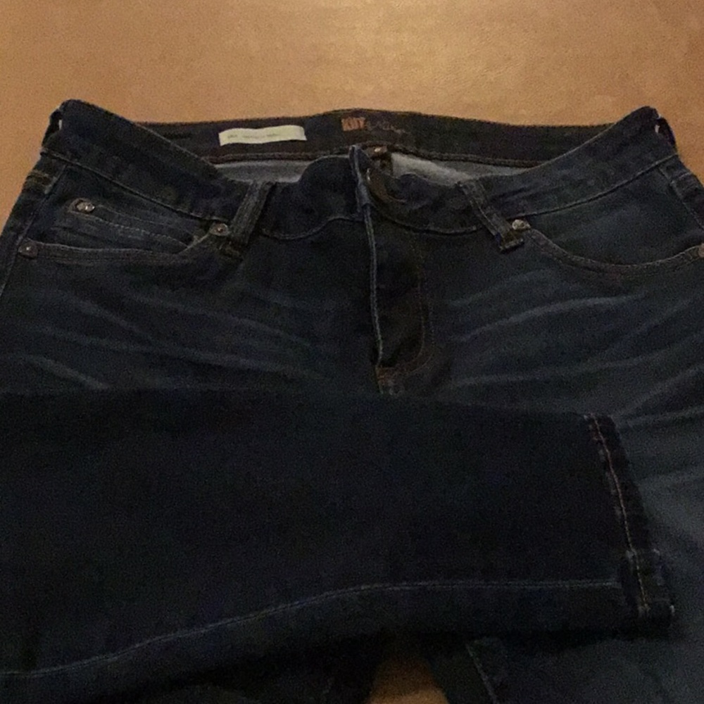 Dark blue skinny jeans